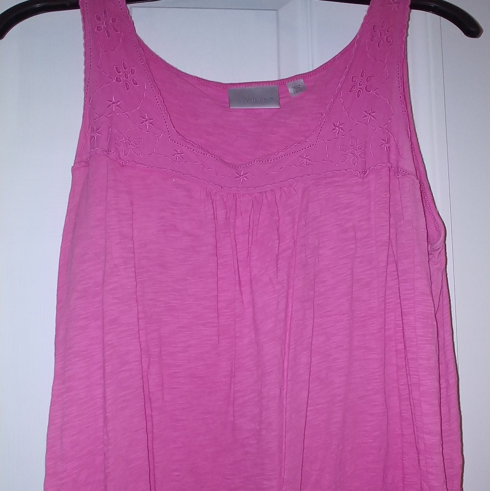 Pink Avenue tank top